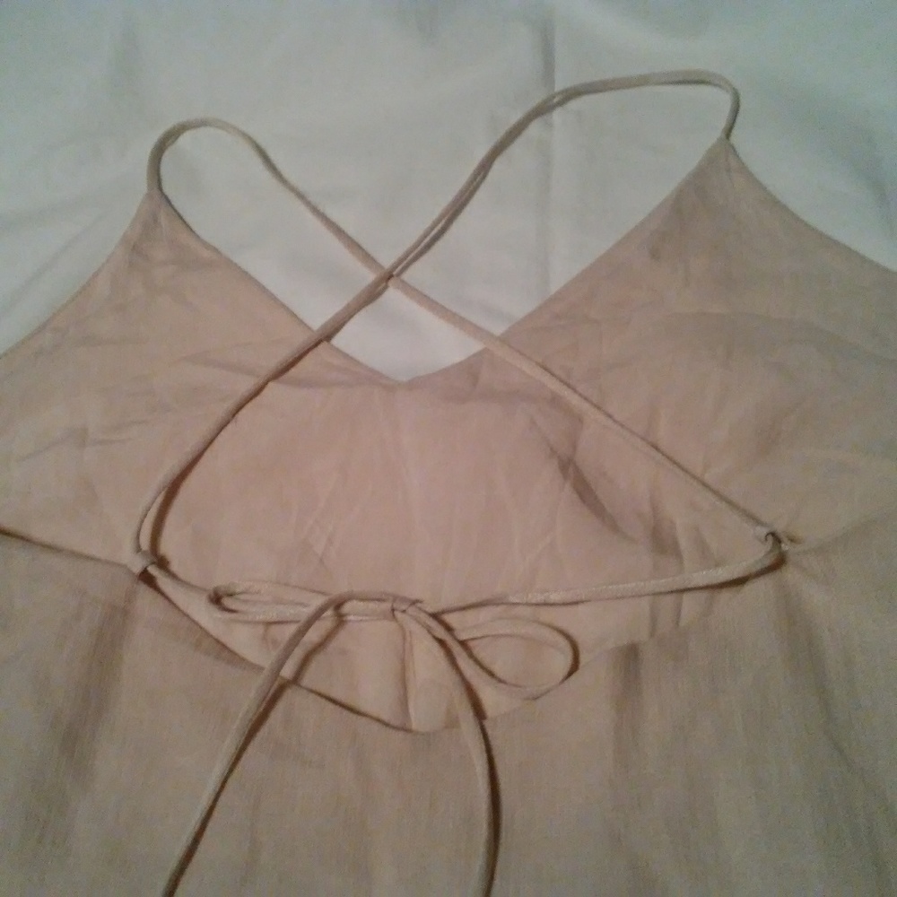 Six Crisp Days Urban Outfitters Creme Lined Top - Picture 5 of 9